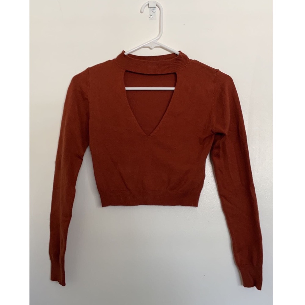 Forever 21 women’s long sleeve crop top